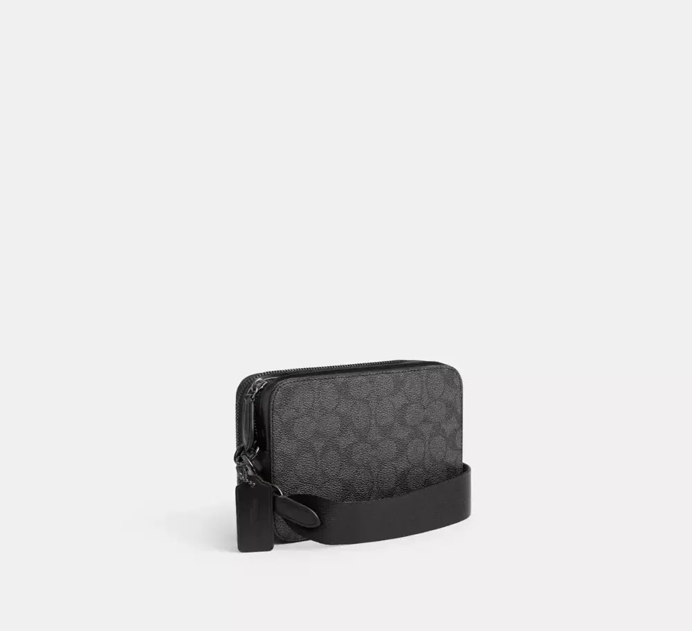 Alternative view of Túi Coach Charter Crossbody 19 ‘Charcoal Multi’ CAF83-A5F