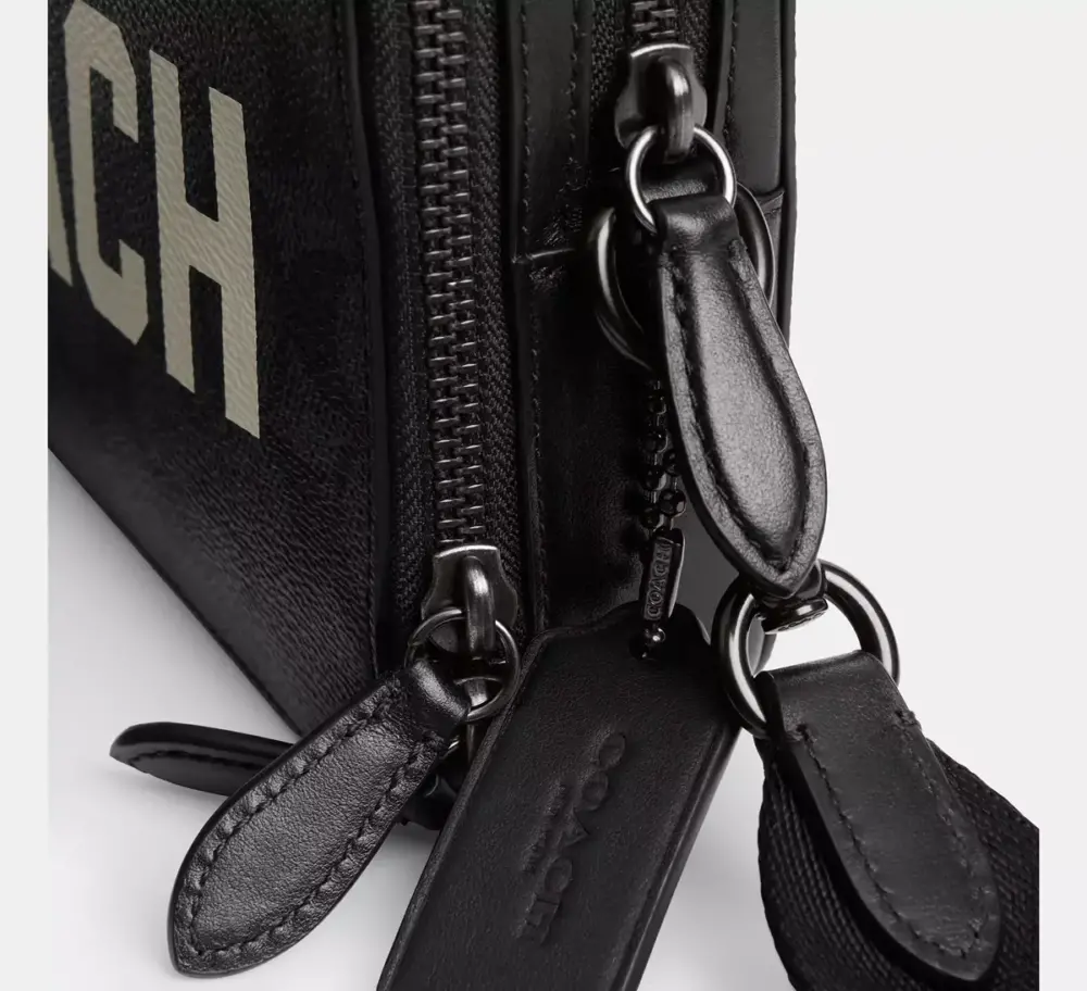 Túi Coach Charter Crossbody 19 ‘Charcoal Multi’ CAF83-A5F - Ảnh 4