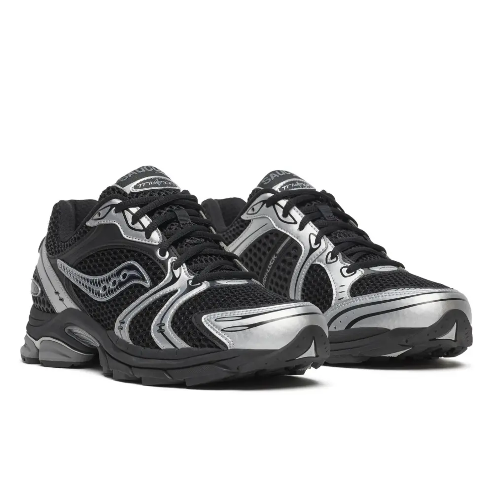 Alternative view of Giày Saucony ProGrid Triumph 4 'Black Silver' S70704-23