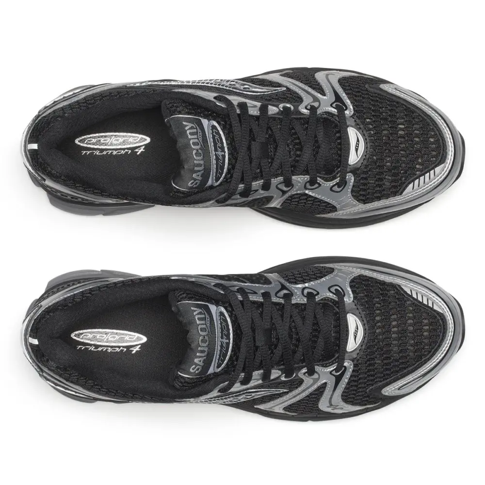 Giày Saucony ProGrid Triumph 4 'Black Silver' S70704-23 - Ảnh 5