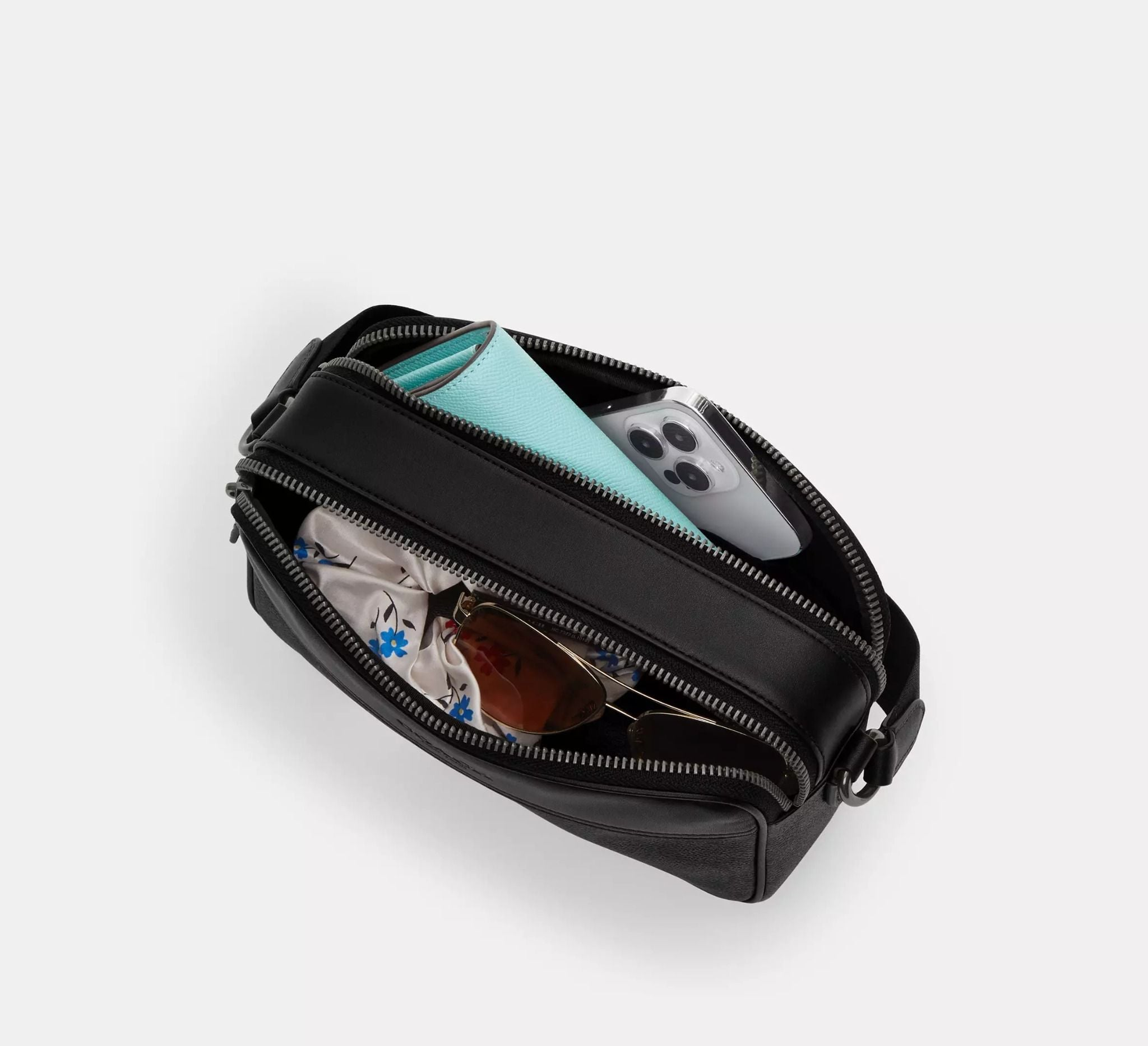 Alternative view of Túi Coach Graham Crossbody Bag 'Tan Black' CV921-QBNRX