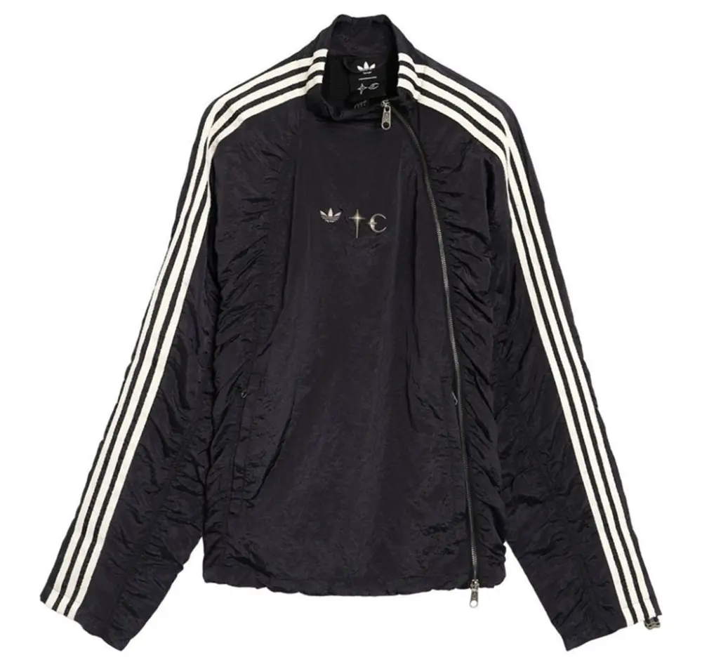 Áo adidas x Thug Club 'Black Silver' KC2200