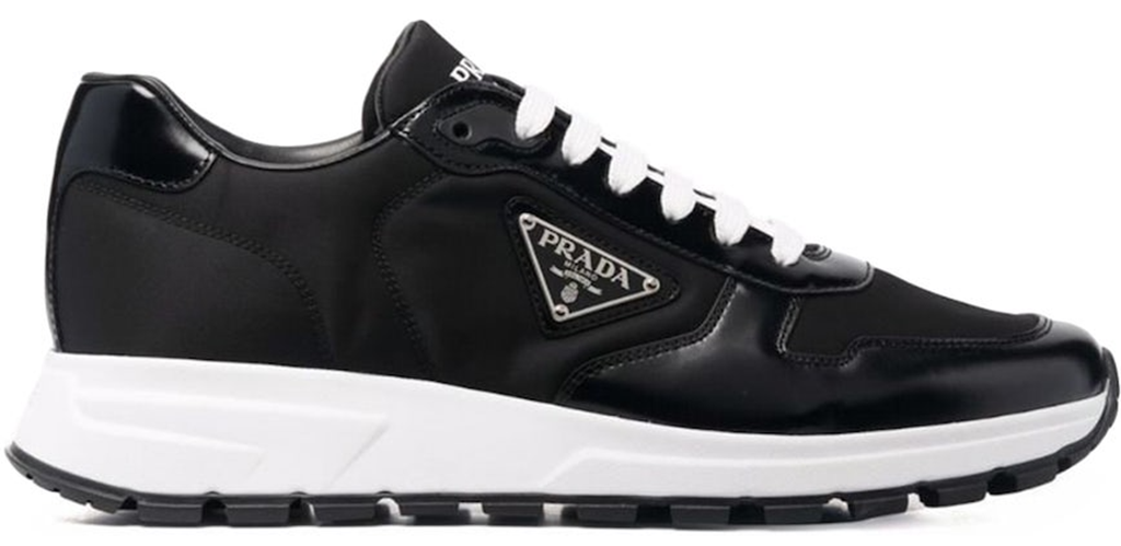 Giày Prada PRAX 01 Re-Nylon Brushed 'Black White' 2EE369-3LF5-FG000