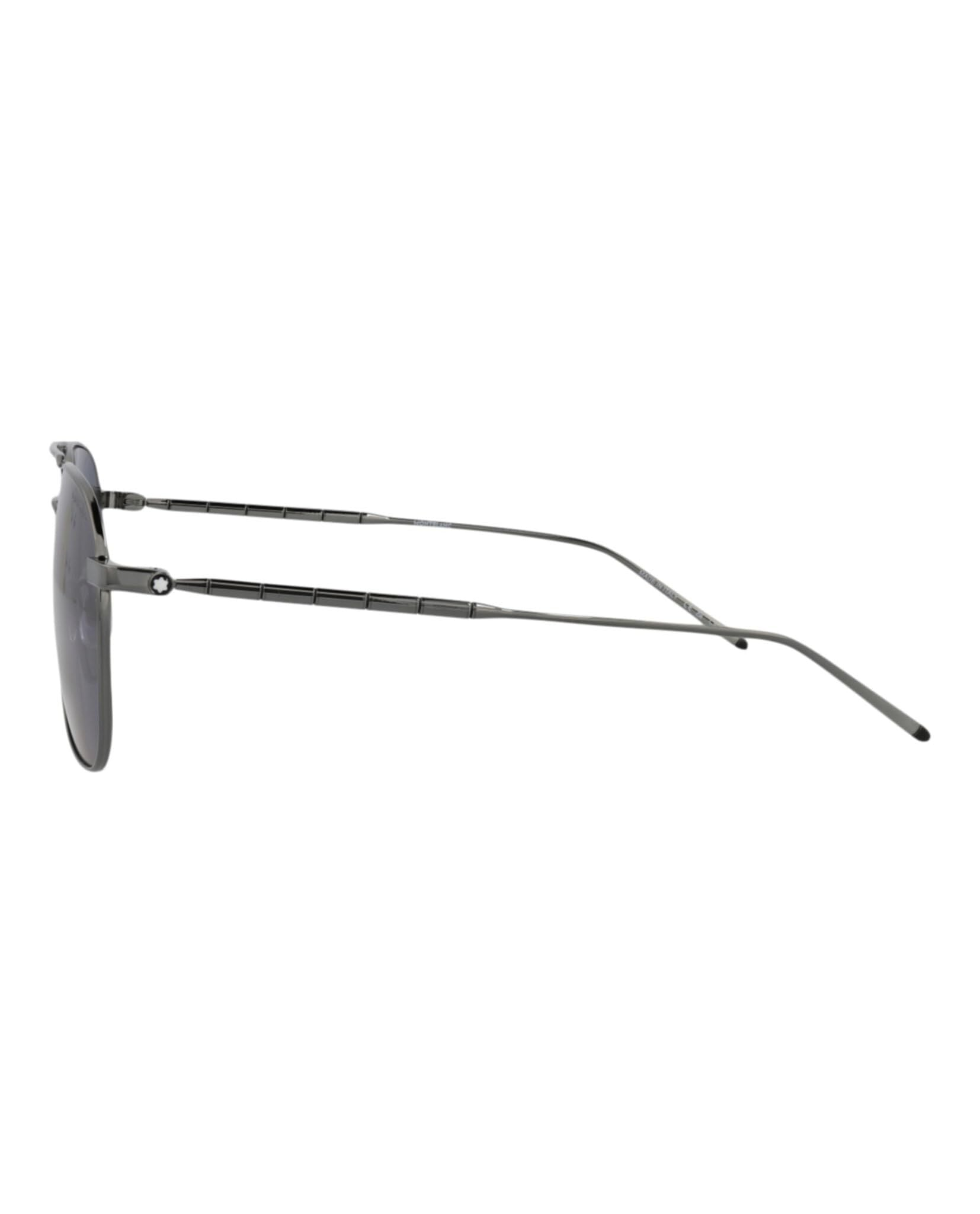 Kính MontBlanc Pilot Sunglasses ‘Black’ MB0214S00458 - Ảnh 3