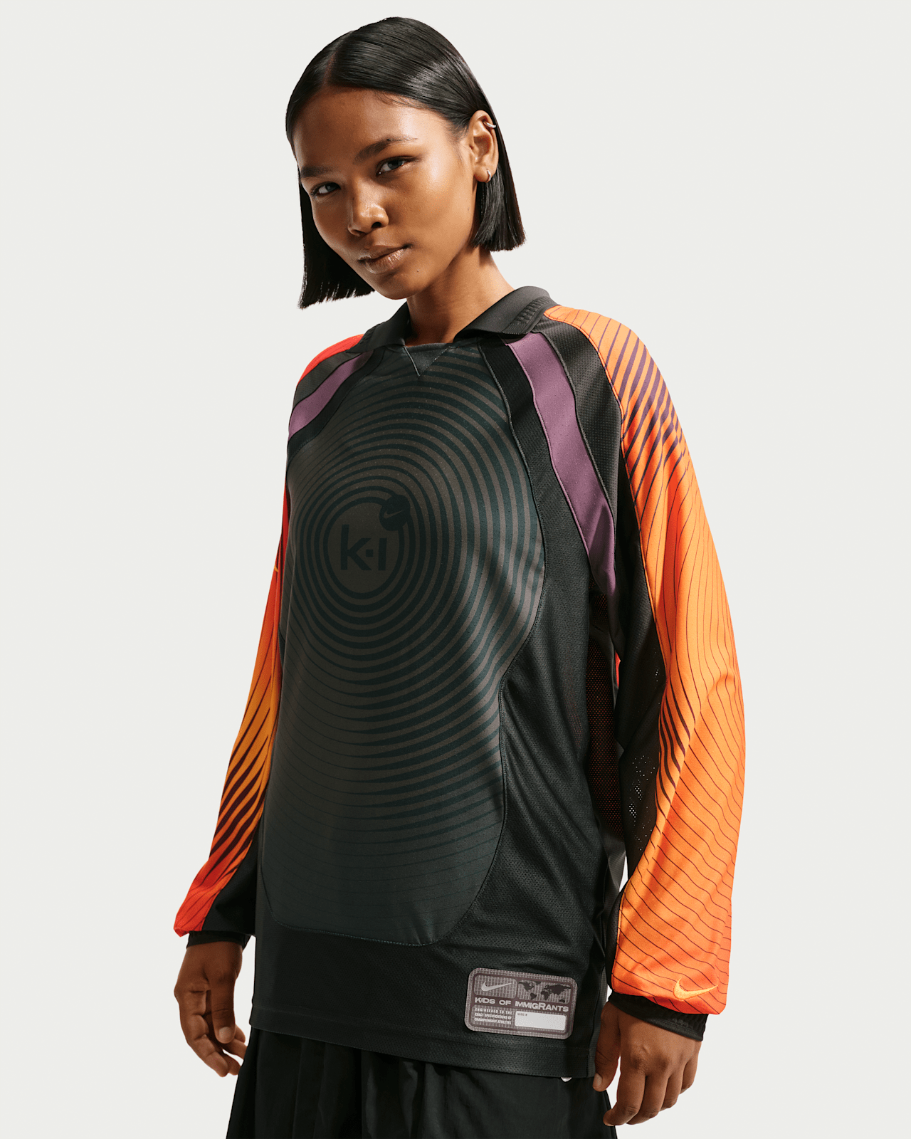 Alternative view of Áo Nike x Kids of Immigrants 'Black' IH3590-237