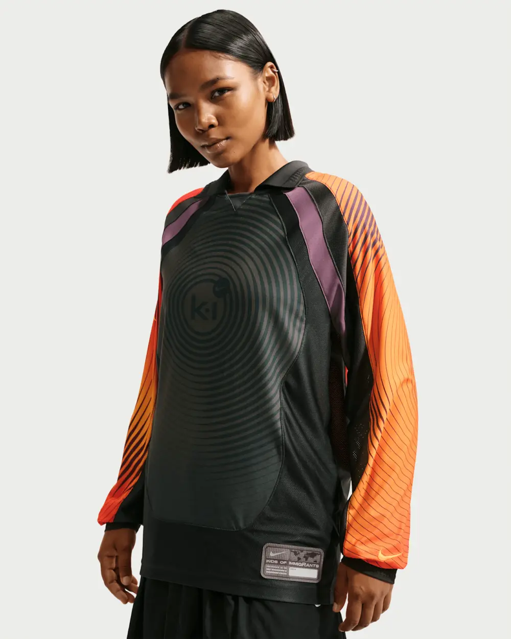 Alternative view of Áo Nike x Kids of Immigrants 'Black' IH3590-237