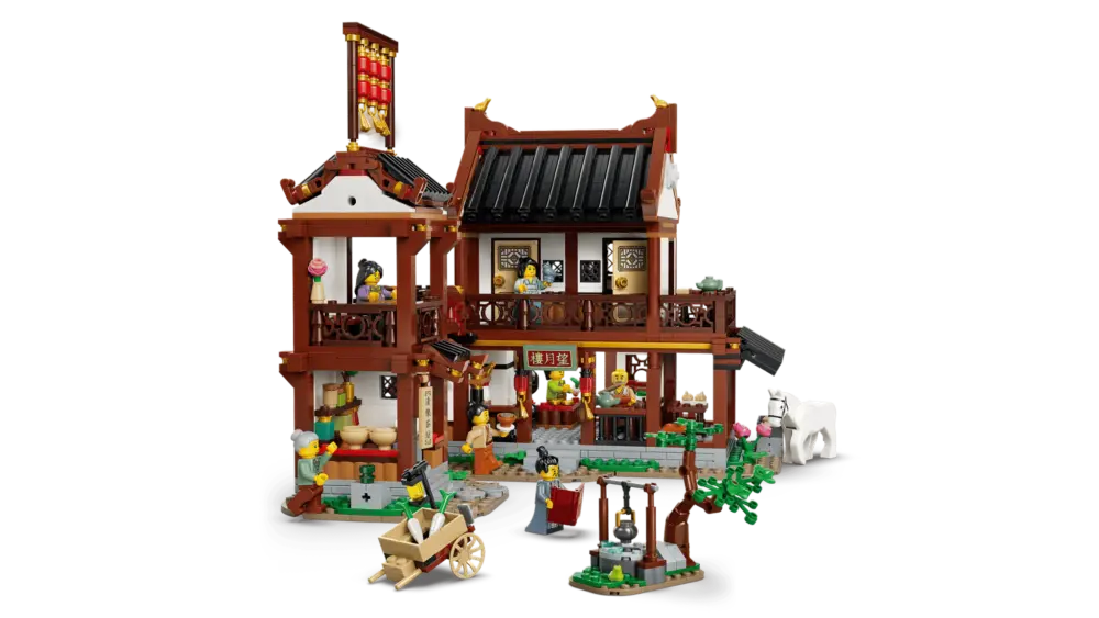 Mô Hình Lego Ancient Moon-Gazing Inn 80121 - Ảnh 5