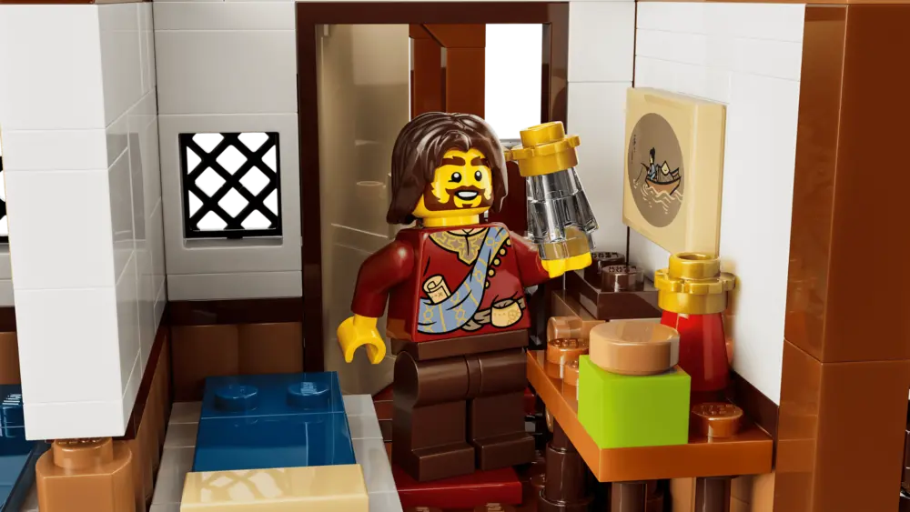 Mô Hình Lego Ancient Moon-Gazing Inn 80121 - Ảnh 3