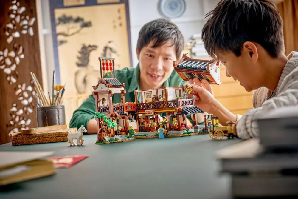 Alternative view of Mô Hình Lego Ancient Moon-Gazing Inn 80121