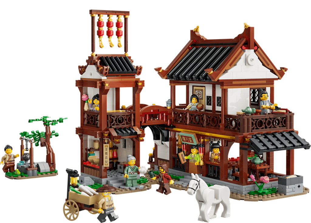 Mô Hình Lego Ancient Moon-Gazing Inn 80121