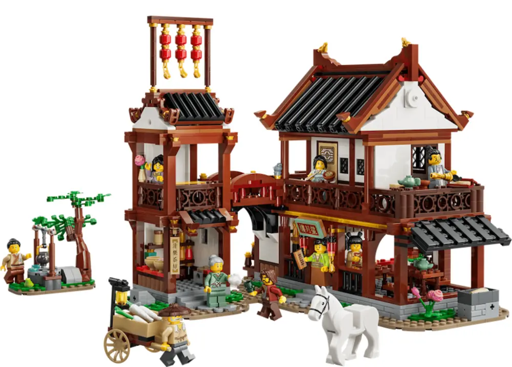 Mô Hình Lego Ancient Moon-Gazing Inn 80121