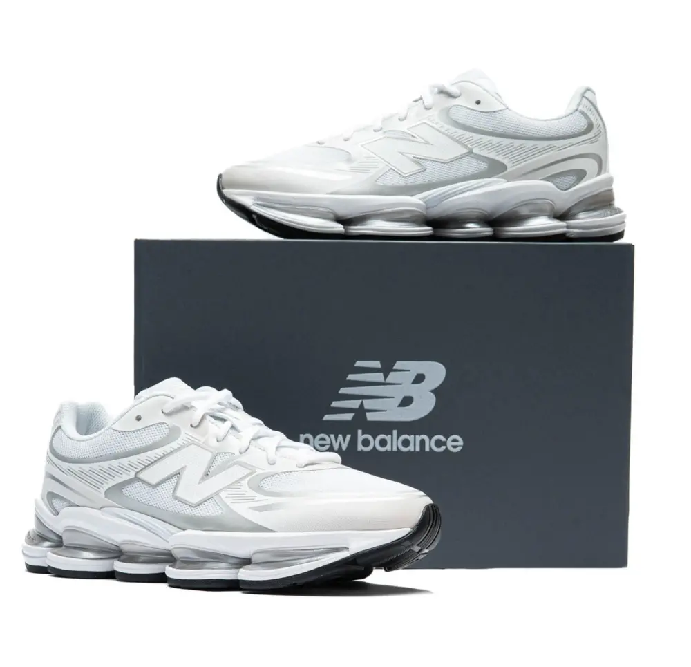 Giày New Balance Abzorb 2000 ‘White Silver Metallic’ U20004GM - Ảnh 3