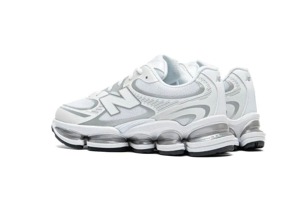 Giày New Balance Abzorb 2000 ‘White Silver Metallic’ U20004GM - Ảnh 4