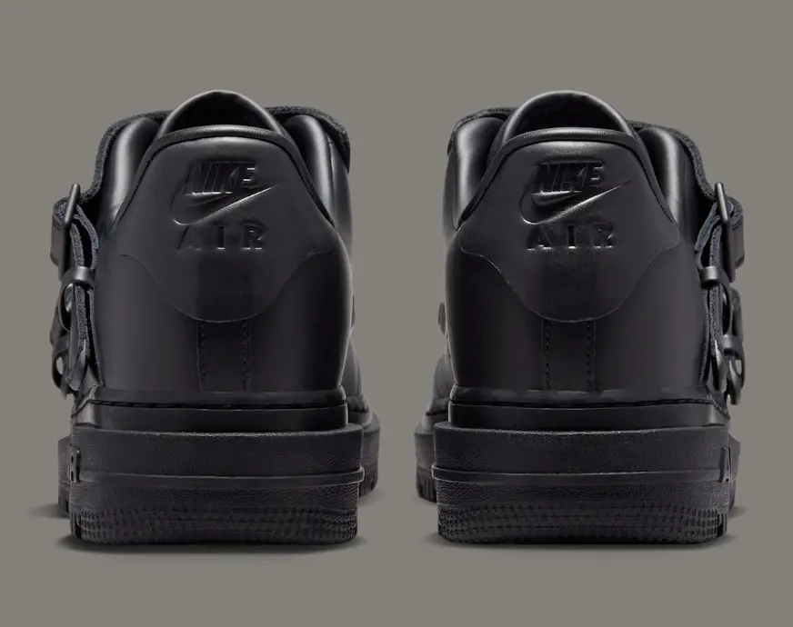 Giày Nike Air Force 1 Low Luxe 'Black Metallic Silver' JA3822-010 - Ảnh 4