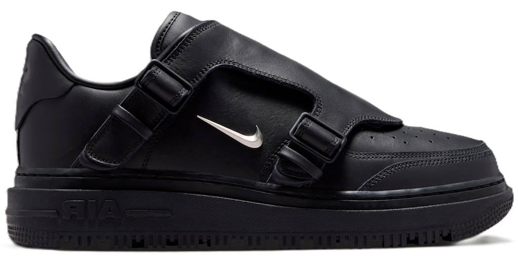 Giày Nike Air Force 1 Low Luxe 'Black Metallic Silver' JA3822-010