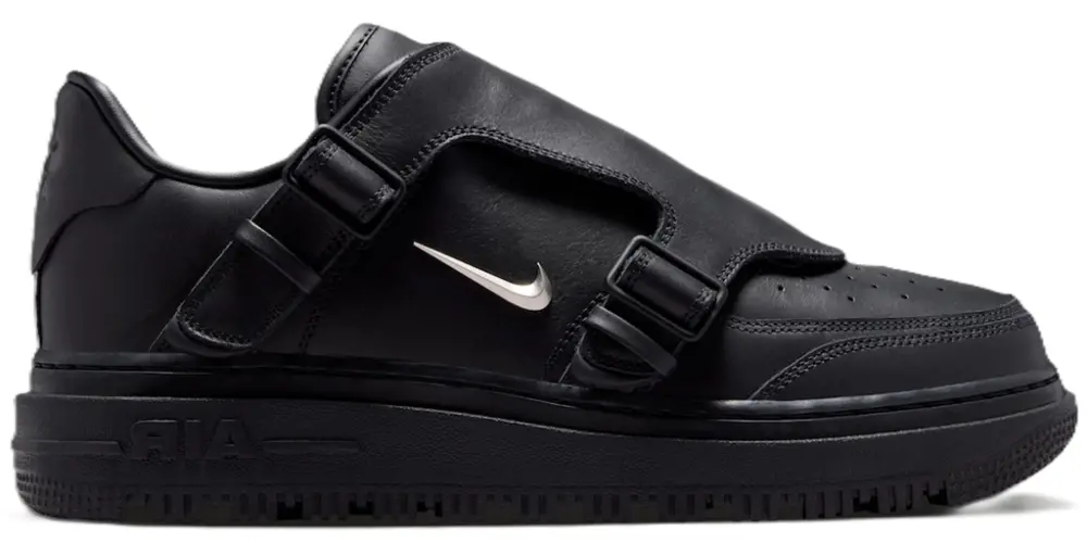 Giày Nike Air Force 1 Low Luxe 'Black Metallic Silver' JA3822-010