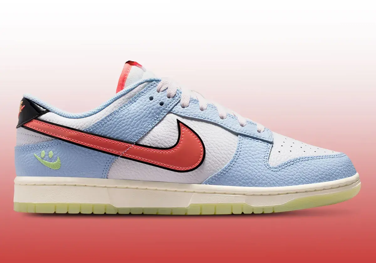 Alternative view of Giày Nike Dunk Low ‘White Hydrogen Blue’ IR0609-100