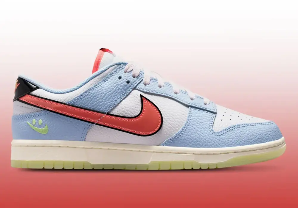 Alternative view of Giày Nike Dunk Low ‘White Hydrogen Blue’ IR0609-100