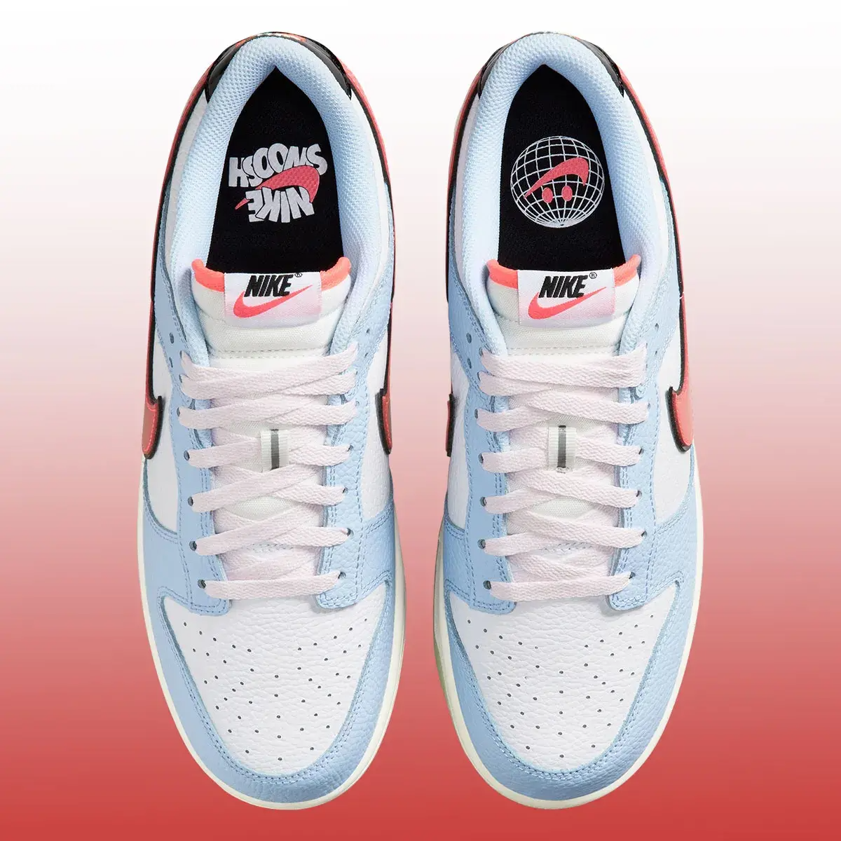 Giày Nike Dunk Low ‘White Hydrogen Blue’ IR0609-100 - Ảnh 5