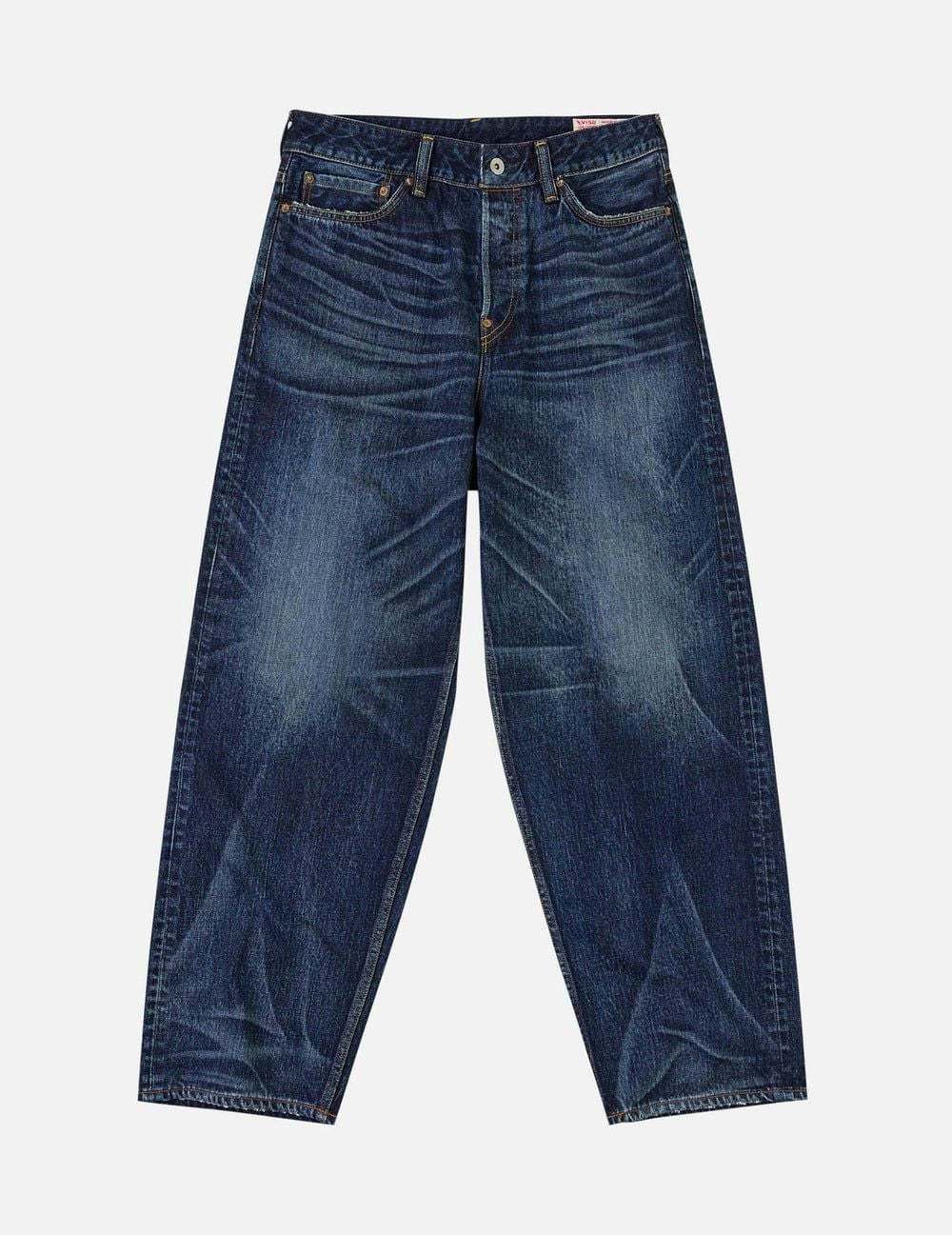 Quần Evisu Mid-washed Seagull Print Jeans 'Indigo' 2ESHJM6JE591938DN - Ảnh 5