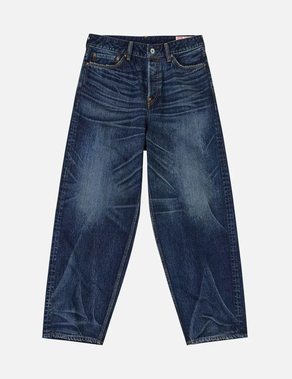Quần Evisu Mid-washed Seagull Print Jeans 'Indigo' 2ESHJM6JE591938DN - Ảnh 5