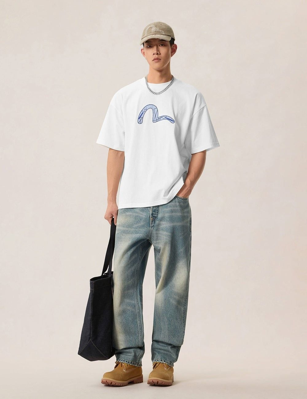Quần Evisu Multi-pocket Washing Jeans 'Indigo' 2ESHTM6JE103938DN - Ảnh 4
