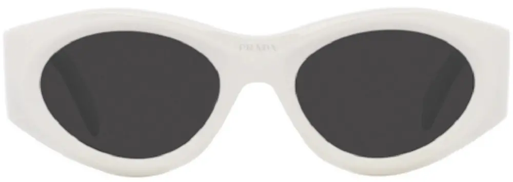 Kính Prada Cat Eye Acetate Sunglasses White PR20ZS1425S0