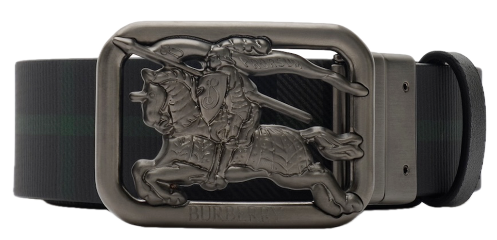 Thắt Lưng Burberry Check Rider Belt 'Black' 81247631