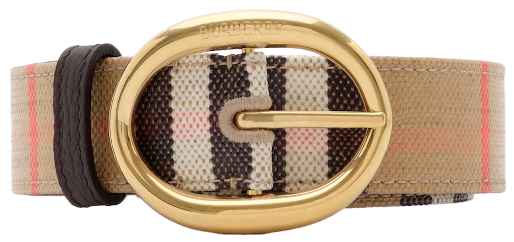 Thắt Lưng Burberry Check Bloomsbury Belt 'Beige' 81201431