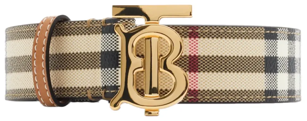 Thắt Lưng Burberry Check TB Belt 'Beige' 80944021