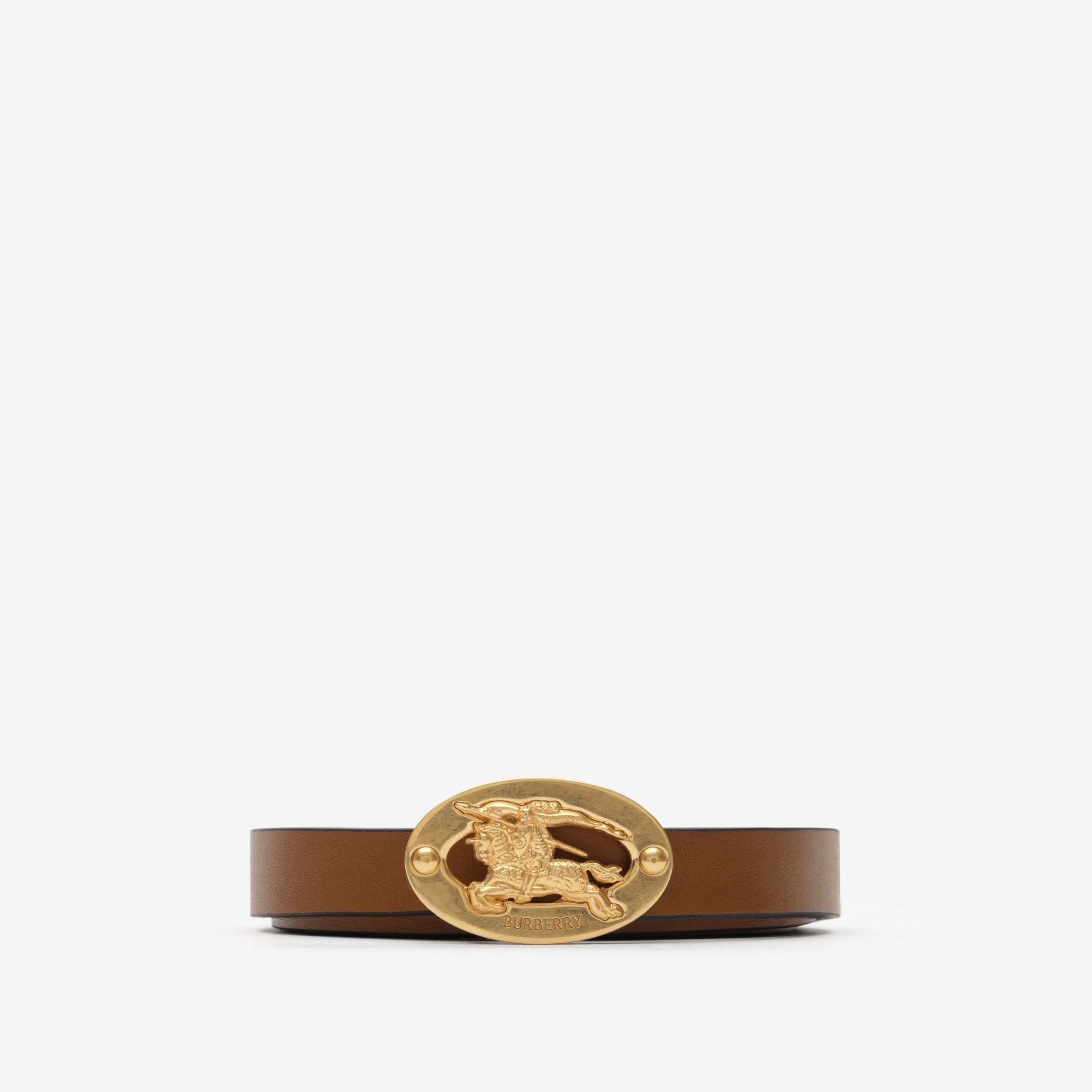 Thắt Lưng Burberry Leather Oval Belt 'Black' 81294351 - Ảnh 3