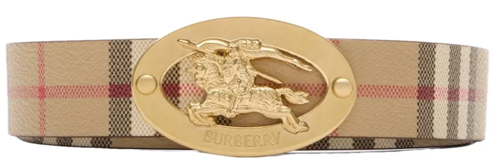 Thắt Lưng Burberry Reversible Check Oval Belt 'Beige' 81300081
