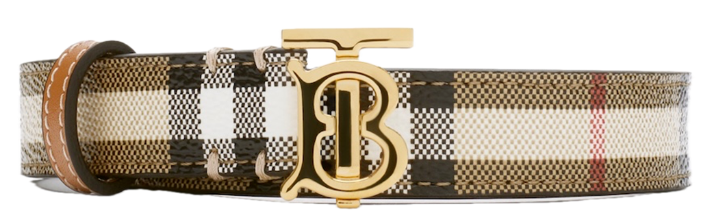 Thắt Lưng Burberry Thin Check TB Belt 'Beige' 80938381