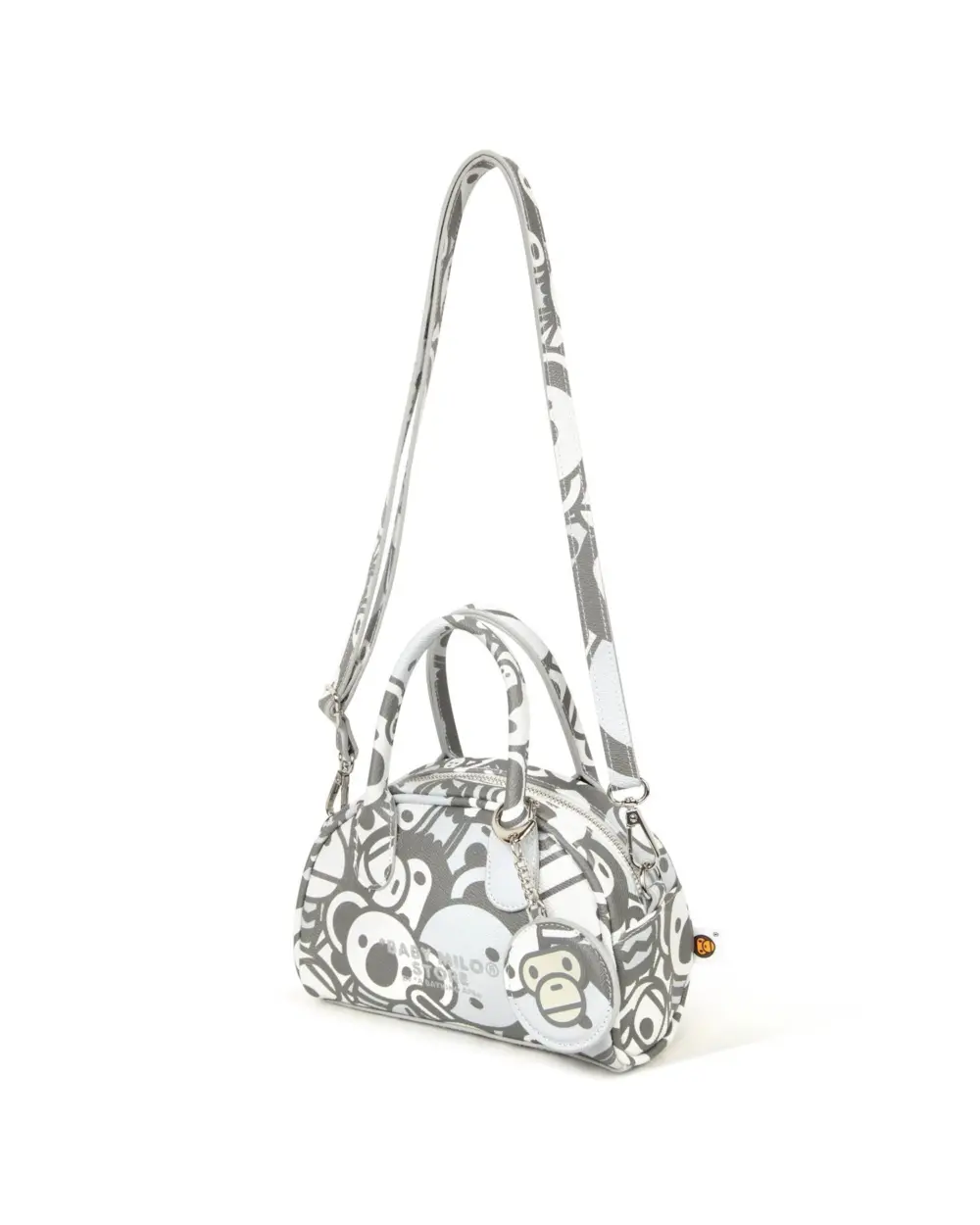Túi Bape Baby Milo Friends Crossbody Bag 'White' 0MXBGW4452XAQ - Ảnh 4