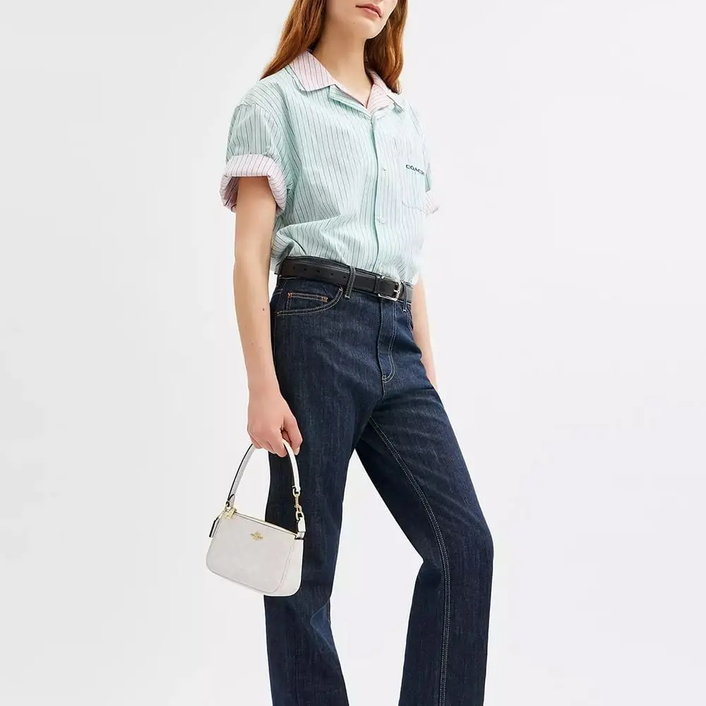 Túi Coach Nolita 19 In Signature Canvas Bag 'Chalk' CW426-IMXU5 - Ảnh 4