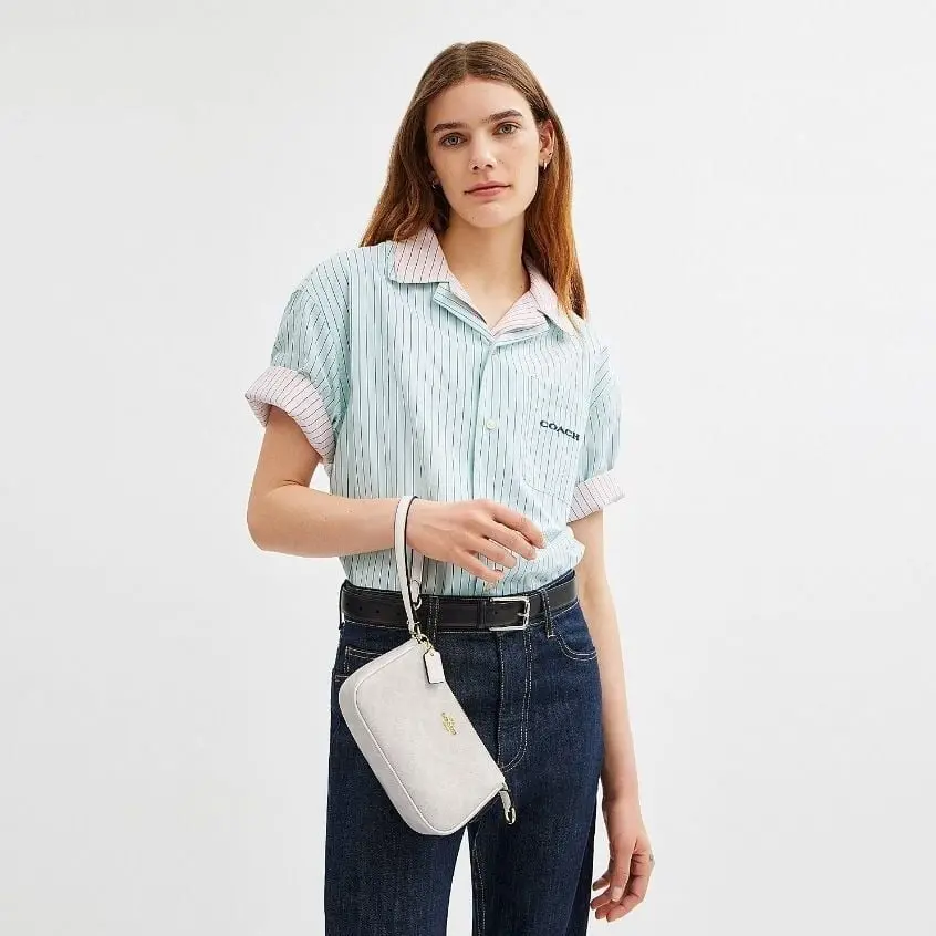 Túi Coach Nolita 19 In Signature Canvas Bag 'Chalk' CW426-IMXU5 - Ảnh 3