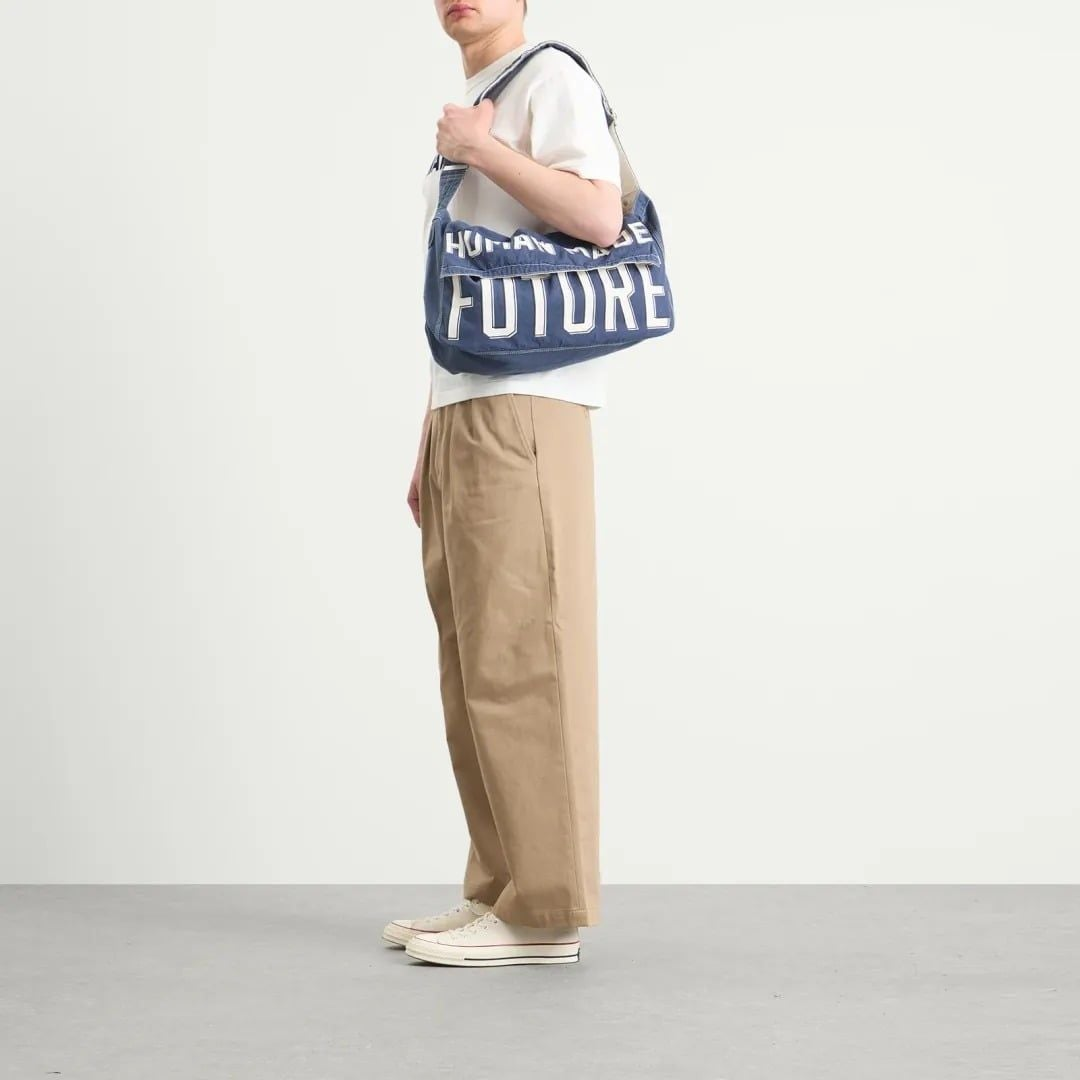Túi Human Made Mail Bag 'Navy' HM31GD105 - Ảnh 5