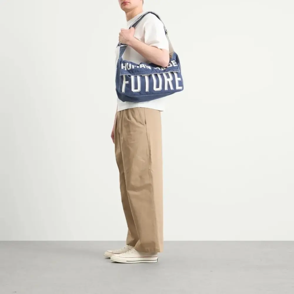 Túi Human Made Mail Bag 'Navy' HM31GD105 - Ảnh 5