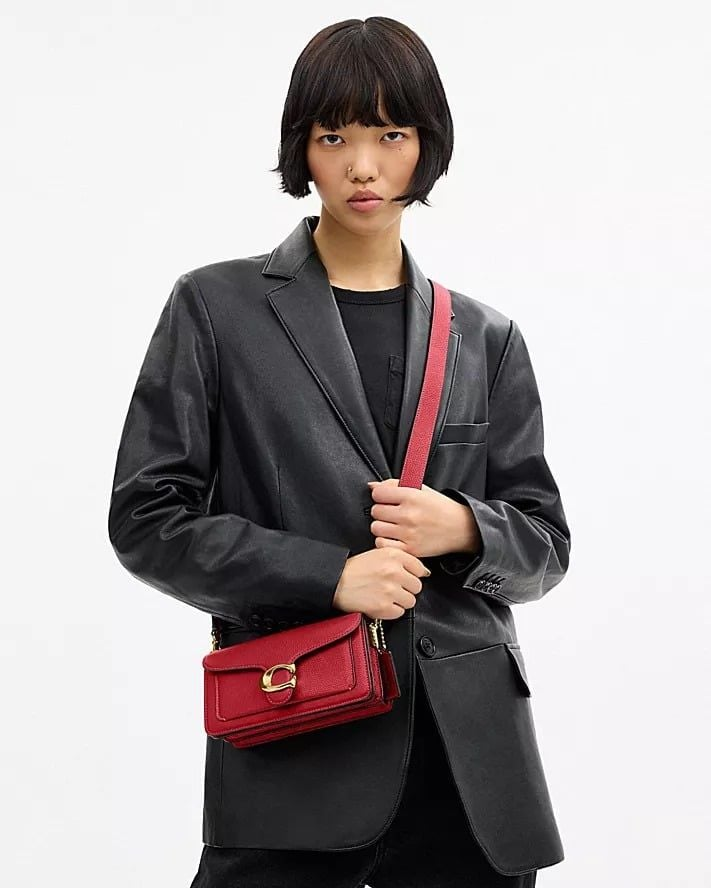 Túi Coach Tabby Shoulder Bag 20 'Red' CY201-B4POP - Ảnh 4