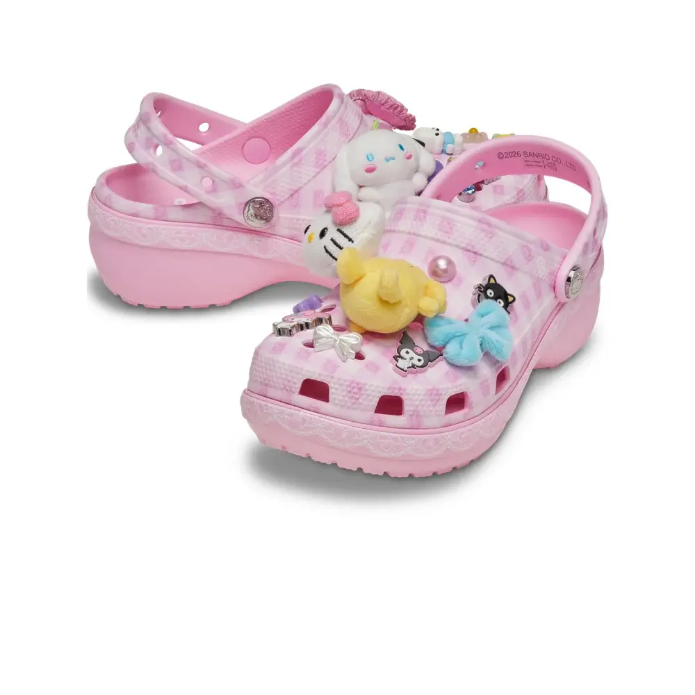 Alternative view of Dép Crocs Classic Platform Clog ‘Hello Kitty Friends’ 212683-90H