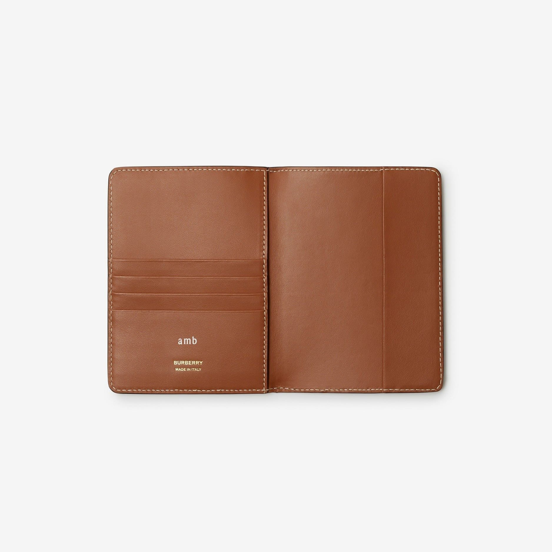 Ví Burberry Check Passport Holder 'Beige' 81107041 - Ảnh 4