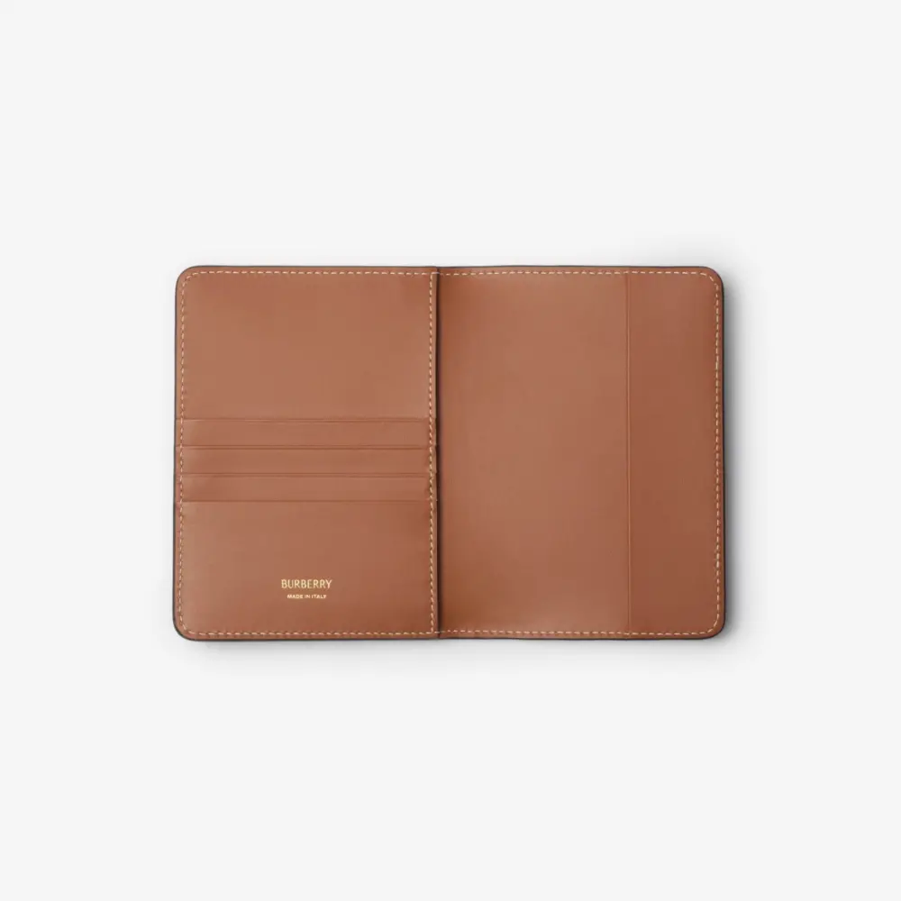 Ví Burberry Check Passport Holder 'Beige' 81107041 - Ảnh 3