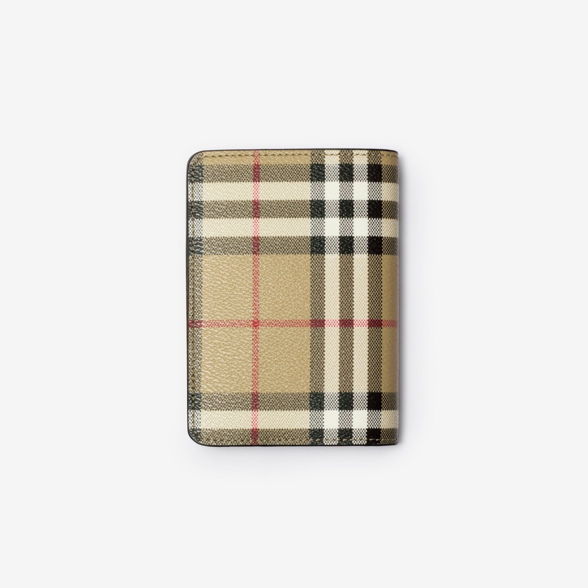 Alternative view of Ví Burberry Check Passport Holder 'Beige' 81107041