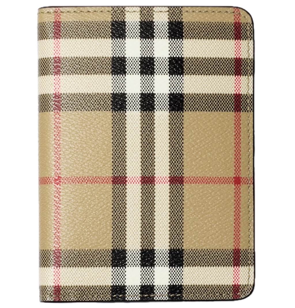 Ví Burberry Check Passport Holder 'Beige' 81107041