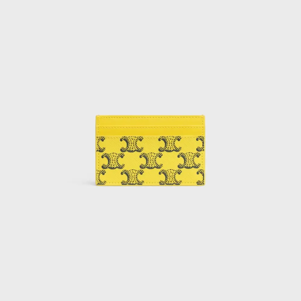 Ví Celine Card Holder ‘Ultra Yellow’ 10N762V17-11AL - Ảnh 4