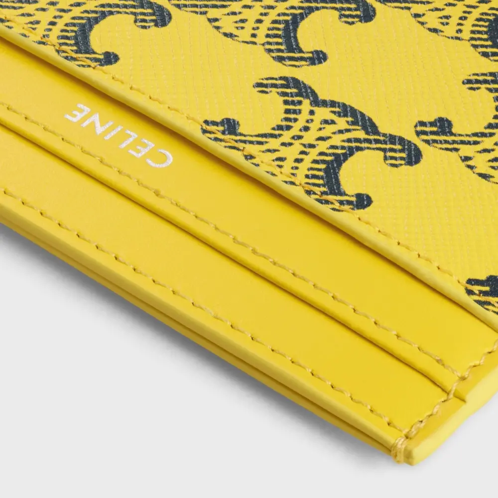 Ví Celine Card Holder ‘Ultra Yellow’ 10N762V17-11AL - Ảnh 3