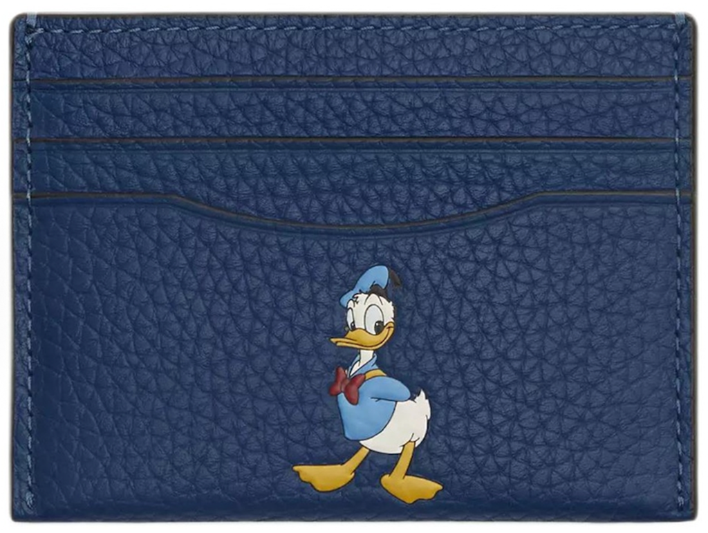 Ví Coach x Disney Donald Card Holder 'Navy' CR375-DEB