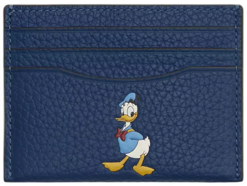 Ví Coach x Disney Donald Card Holder 'Navy' CR375-DEB