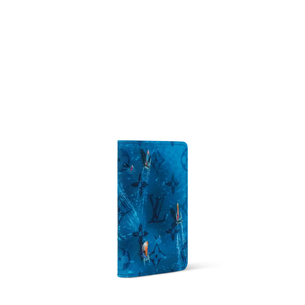 Ví Louis Vuitton Pocket Organizer 'Navy' M28812 - Ảnh 5