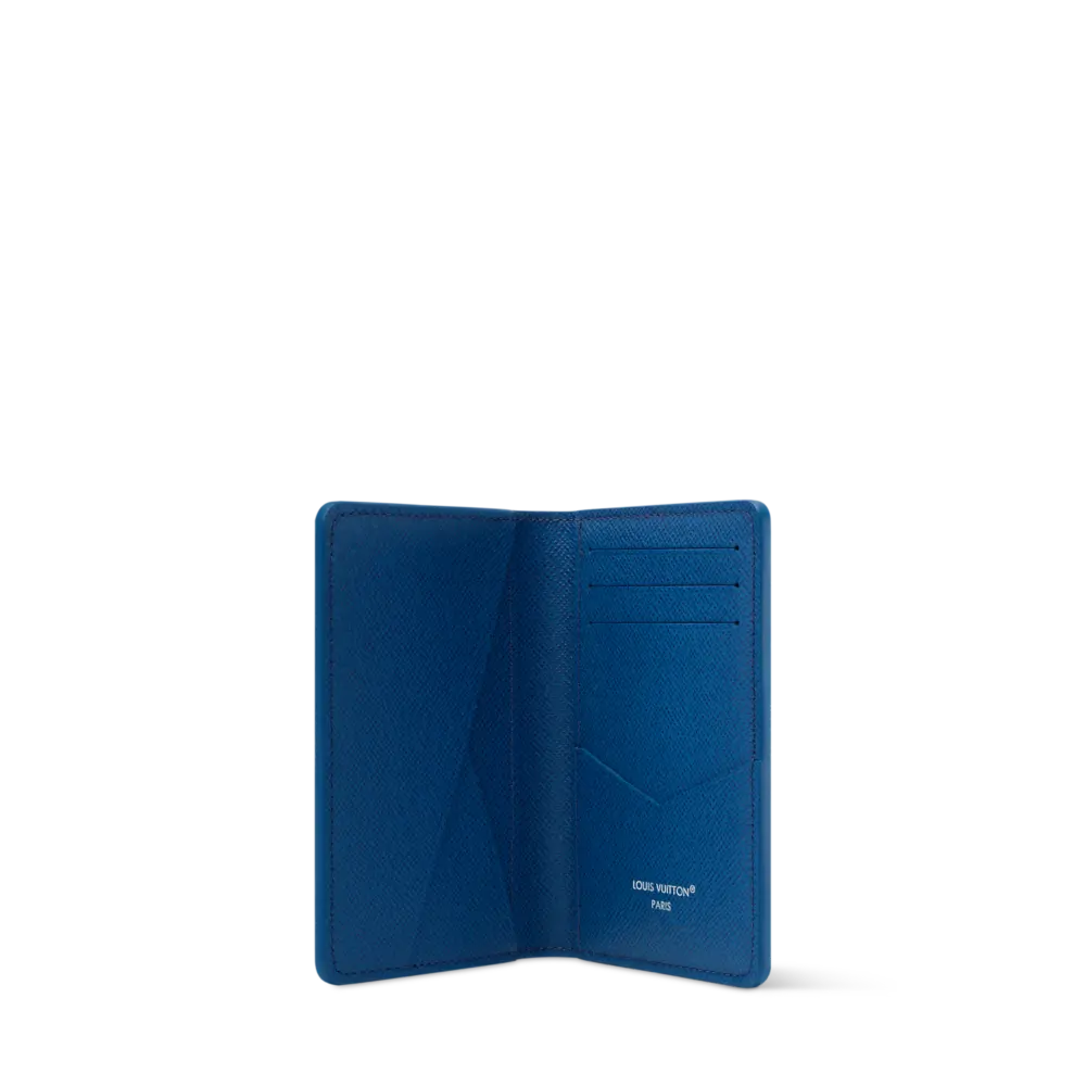 Ví Louis Vuitton Pocket Organizer 'Navy' M28812 - Ảnh 4